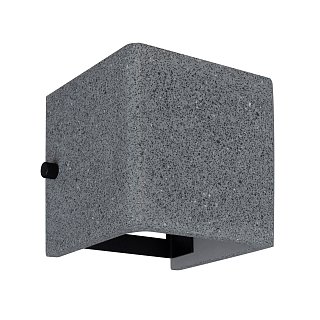 Светильник LGD-PERAN-WALL-S120x120-6W Warm3000 (BK, 0-80 deg, 230V) (Arlight, IP65 Бетон, 3 года)