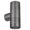 Светильник KT-RAY-WALL-TWIN-R46-2x3W Warm3000 (GR, 24 deg, 24V) (Arlight, IP65 Металл, 3 года)