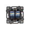 Механизм компьютерной розетки двойной SCT-MPC2-PL-BK-V (RJ-45, CAT6) (Arlight, -)