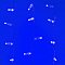 Светодиодная гирлянда ARD-CURTAIN-CLASSIC-2000x3000-CLEAR-760LED Blue (230V, 60W) (Ardecoled, IP65)