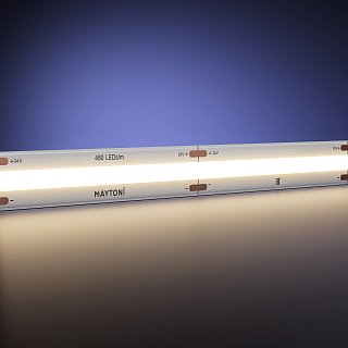 Светодиодная лента Ультра 24В COB 15Вт/м 3000K 5м IP 20 20D224