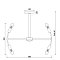 Люстра FR5087PL-10B Ингрид E14x10