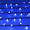 Светодиодная гирлянда ARD-BALL-CLASSIC-D17.5-10000-BLACK-100LED BLUE (230V, 7W) (Ardecoled, IP65)