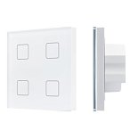 INTELLIGENT ARLIGHT Сенсорная панель DALI-301-11-IN White (BUS/24V, Backlight) (IARL, IP20 Пластик, 5 лет)