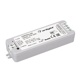 Контроллер SMART-K58-DMX (12-24V, 2.4G) (Arlight, IP20 Пластик, 5 лет)