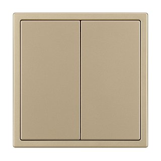 Механизм звонкового выключателя двухклавишный SWT-NOBE-MKR2-SFPL-GD (230V, 10A) (Arlight, Золотой песок)