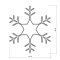 Фигура cветодиодная ARD-SNOWFLAKE-M4-750x750-324LED White (230V, 18W) (Ardecoled, IP65, 1 год)