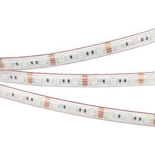 Светодиодная лента RTW 2-5000PS 12V RGB 2x (5060, 300 LED, LUX) (Arlight, 14.4 Вт/м, IP67)