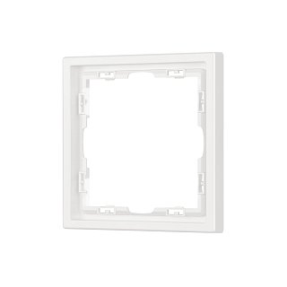 Рамка пластиковая FRM-NOBE-SFPL-1-WH (Arlight, Белый кварц)