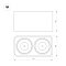 Светильник SP-CUBUS-S195x100-2х8W Day4000 (BK, 45 deg, 230V) (Arlight, IP20 Металл, 3 года)