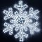 Фигура светодиодная ARD-SNOWFLAKE-M11-1250x1200-604LED White (230V, 36.5W) (Ardecoled, IP65, 1 год)