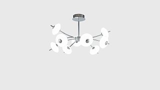 Люстра FR5209PL-L9CH Звездный / Stellar 38 Вт LED