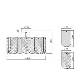 Люстра FR5331CL-06CH Вуаль / Voile E14x6