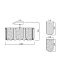 Люстра FR5331CL-06CH Вуаль / Voile E14x6