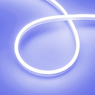 Лента герметичная AURORA-PS-A120-12x6mm 24V Blue (10 W/m, IP65, 2835, 5m) (Arlight, Силикон, 2 года)