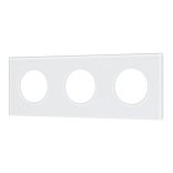 Рамка стеклянная FRM-GLARE-GC-3-WH (Arlight, -)