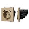 Механизм розетки с USB зарядкой SCT-NOBE-MUAC-SFPL-GD (230V, 16A) (Arlight, Золотой песок)