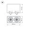 Светильник SP-CUBUS-S100x200-2x11W Warm3000 (WH, 40 deg, 230V) (Arlight, IP20 Металл, 3 года)