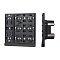 INTELLIGENT ARLIGHT Механизм панели KNX-304-22-IN Black (Bus) (IARL, IP20 Пластик, 2 года)
