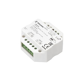 INTELLIGENT ARLIGHT Релейный модуль SMART-SWITCH-701-72-PS-IN  (230V, 1x6A, 2.4G) (IARL, IP20 Пластик, 5 лет)