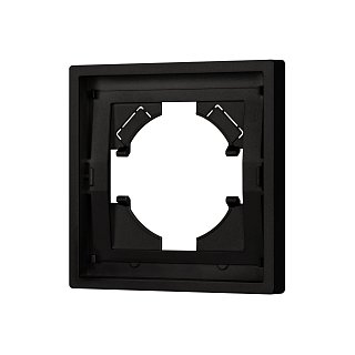 Рамка пластиковая FRM-TENDO-SFPL-1-BK (Arlight, Матовый черный)