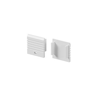 Комплект заглушек (для профиля 35x35) 2 шт., ALM-3535A-S-EC 642033