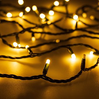 Светодиодная гирлянда ARD-STRING-PRO-1000-GREEN-100LED-MILK-PULSE Warm (230V, 7W) (Ardecoled, IP65, 2 года)