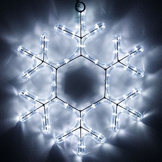 Фигура светодиодная ARD-SNOWFLAKE-M7-450x375-108LED White (230V, 6.5W) (Ardecoled, IP65, 1 год)