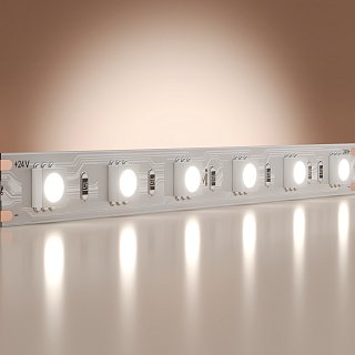 Светодиодная лента Базовая 24В 5050 14,4Вт/м 6000K 5м IP 20 201191
