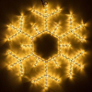 Фигура светодиодная ARD-SNOWFLAKE-M5-600x600-360LED Warm (230V, 20W) (Ardecoled, IP65, 1 год)