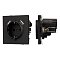 Механизм розетки с USB зарядкой SCT-TENDO-MUAA-SFPL-BK (230V, 16A) (Arlight, Матовый черный)