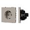 Механизм электрической розетки SCT-NOBE-MEU1-SFPL-CA (230V, 16A) (Arlight, Кашемир)