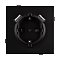 Механизм розетки с USB зарядкой SCT-TENDO-MUAA-PL-BK (230V, 16A) (Arlight, Черный)