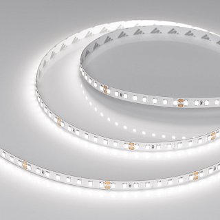 Светодиодная лента RT-A128-8mm 24V White6000 (10 W/m, IP20, 5m) (Arlight, высок.эфф.150 лм/Вт)