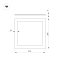 Светильник DL-INTENSO-S300x300-18W Warm3000 (WH, 120 deg, 230V) (Arlight, IP40 Металл, 3 года)