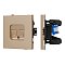 Механизм компьютерной розетки двойной SCT-TENDO-MPC2-PL-GD (RJ-45, CAT6) (Arlight, Песочный)