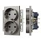 Механизм электрической розетки SCT-MEUD-PL-GR (250V, 16A) (Arlight, -)