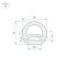 Силиконовый профиль WPH-FLEX-D20-TOP-S10-5m WHITE (Arlight, Силикон)