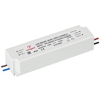 Блок питания ARPV-LV36060-A (36V, 1.7A, 60W) (Arlight, IP67 Пластик, 3 года)