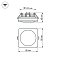 Светодиодная панель LTD-80x80SOL-BK-5W Warm White (Arlight, IP44 Пластик, 3 года)