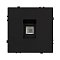 Механизм телефонной розетки SCT-NOBE-MTL1-SFPL-BK (RJ-11, 4C) (Arlight, Черный оникс)