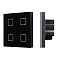 INTELLIGENT ARLIGHT Сенсорная панель DALI-301-11-IN Black (BUS/24V, Backlight) (IARL, IP20 Пластик, 5 лет)