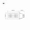 Светильник CL-KARDAN-S180x102-2x9W White (WH, 38 deg) (Arlight, IP20 Металл, 3 года)