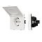 Механизм розетки влагозащищённый SCT-NOBE-MCP-SFPL-WH (230V, 16A) (Arlight, Белый кварц)