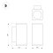 Светильник LGD-EVO-WALL-TWIN-S100x100-2x12W Day4000 (GR, 44 deg, 230V) (Arlight, IP54 Металл, 3 года)