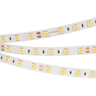 Светодиодная лента RT 2-5000 24V White6000 2x (5060, 300 LED, LUX) (Arlight, 14.4 Вт/м, IP20)