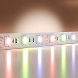 Светодиодная лента Базовая 12В 5050 14,4Вт/м Цветная (RGB) 5м IP 20 201195