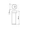 Светильник LGD-Path-Round90-H250B-7W Warm White (Arlight, IP54 Металл, 3 года)