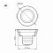 Светодиодный светильник LTM-R45WH 3W Warm White 30deg (Arlight, IP40 Металл, 3 года)