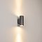 Светильник LGD-RAY-WALL-TWIN-R65-2x9W Warm3000 (GR, 23 deg, 230V) (Arlight, IP65 Металл, 3 года)